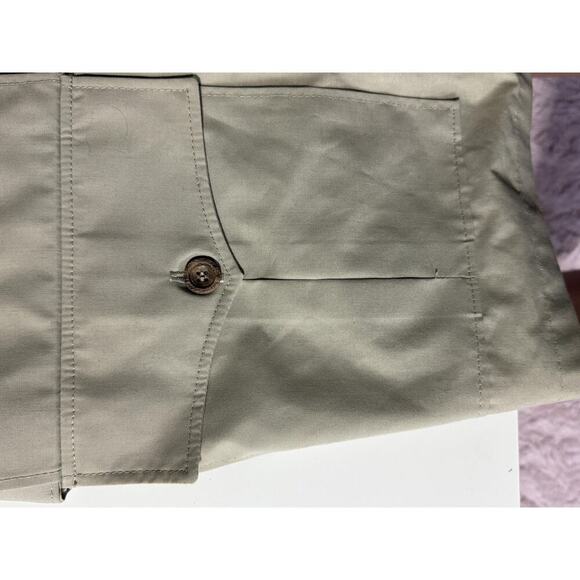 Vintage Woolrich Jacket Mens XL Tan Safari Belted Hunting Utility Pockets 70s - Picture 7 of 10